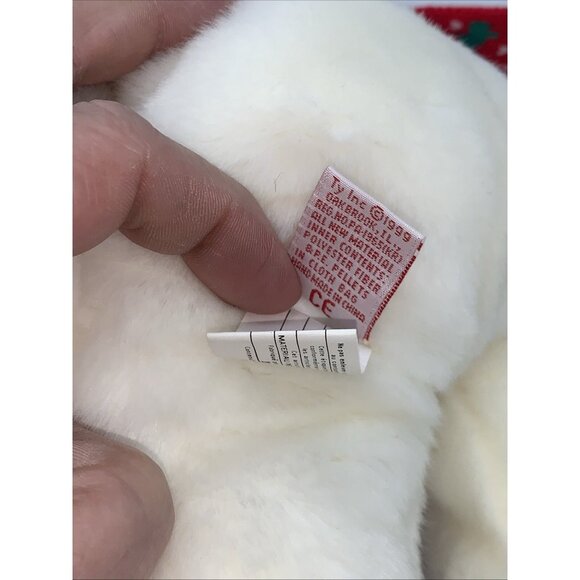 Snowboy Ty Beanie Buddy 1999 Christmas Frosty Snowman Toque Beanie Scarf - Picture 5 of 5